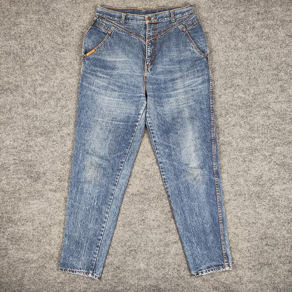 Vintage Gitano Mom Jeans Womens 16 Blue Stone Wash High Rise Relaxed 90s Denim